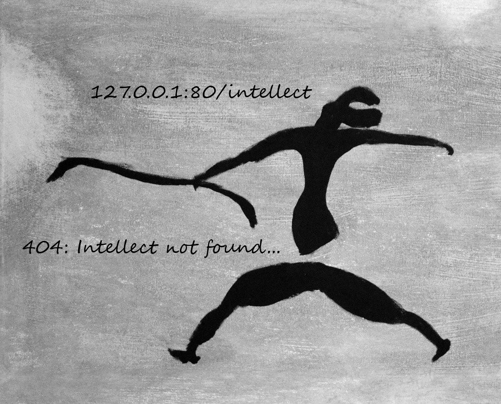 Ein Mensch -> 127.0.0.1/intellect -> intellect not found...